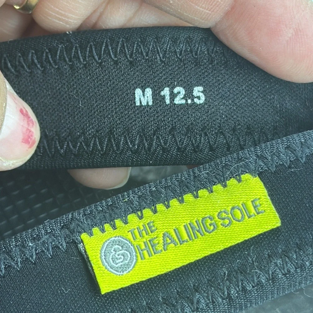 (S2)‎ The Healing Sole- Black For Plantar Fasciitis Men's Size 12.5 Flip Flops